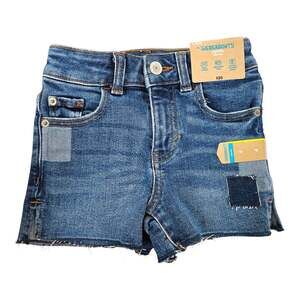 NEW Thereabouts Girls Superflex Patchwork Denim Shortie Shorts Size 4